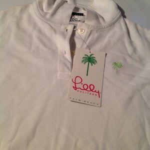 NWT Lilly white polo